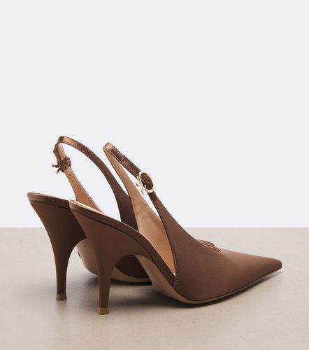 Slingback-Pumps Sofia aus Satin - Gianvito Rossi - Modalova