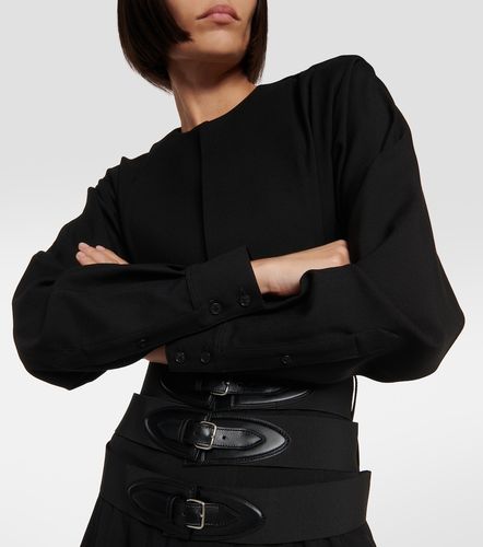 Alaïa Miniabito in lana con cintura - Alaia - Modalova