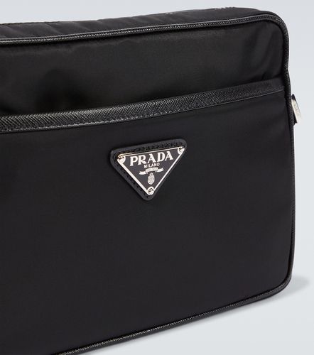 Re-Nylon and leather shoulder bag - Prada - Modalova