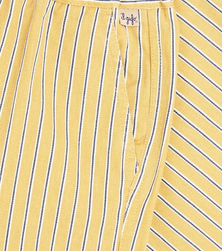 Pantalones de sarga de algodón a rayas - Il Gufo - Modalova