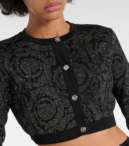 Versace Cárdigan cropped Barocco - Versace - Modalova