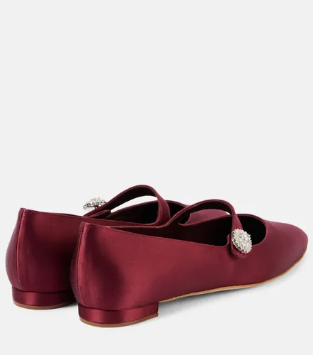 Marijanaflat embellished Mary Jane flats - Manolo Blahnik - Modalova