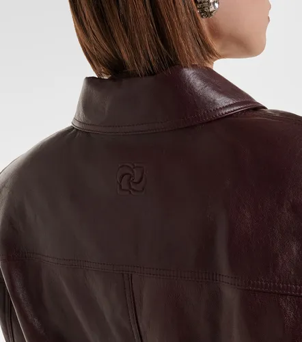 Oversize-Jacke aus Leder - Magda Butrym - Modalova