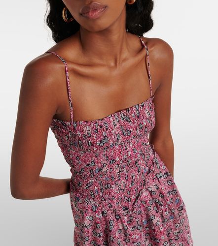 Vestido corto Anka de algodón estampado - Marant Etoile - Modalova