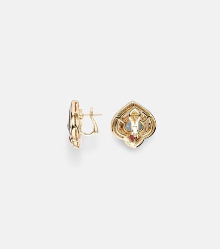 Pendientes Popillia de oro de 18 ct con piedras - Marina B - Modalova