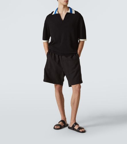 Polo de croché de mezcla de algodón - Commas - Modalova