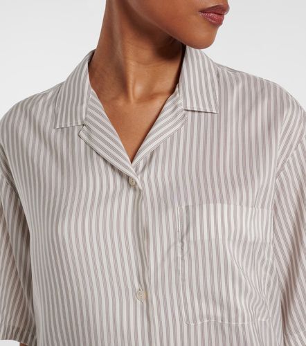 Camicia Jorge in seta a righe - The Row - Modalova