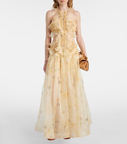 Vestido largo Balance de organza de seda - Zimmermann - Modalova