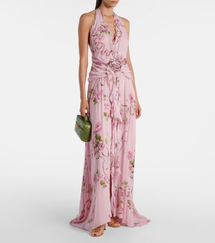 Blumarine Maxikleid aus Georgette - Blumarine - Modalova