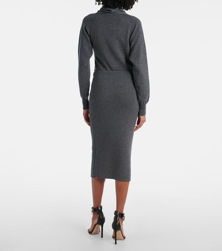 Gonna midi in misto cashmere e cotone - Tom Ford - Modalova