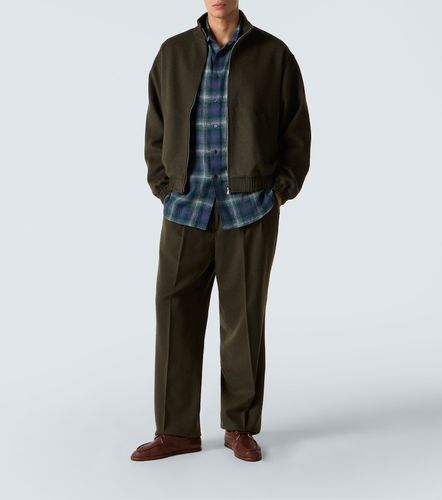 Pantaloni regular in flanella di cammello - Auralee - Modalova