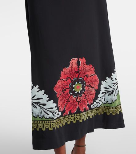 Vestido midi Halle de satén estampado - La DoubleJ - Modalova