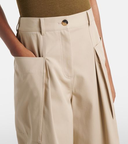 Loewe Cotton and silk cropped pants - Loewe - Modalova