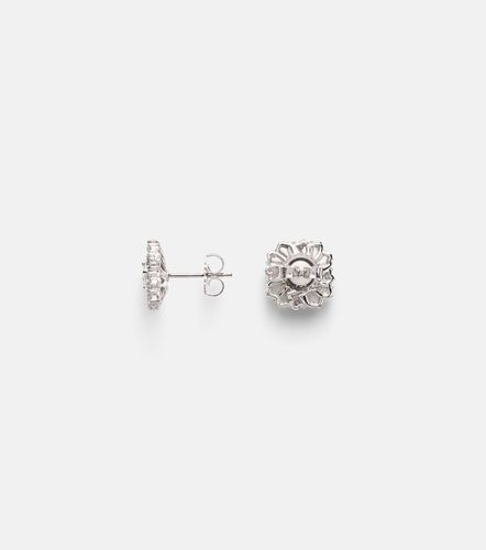 Pendientes Princess Burst de oro blanco de 18 ct con diamantes - Suzanne Kalan - Modalova