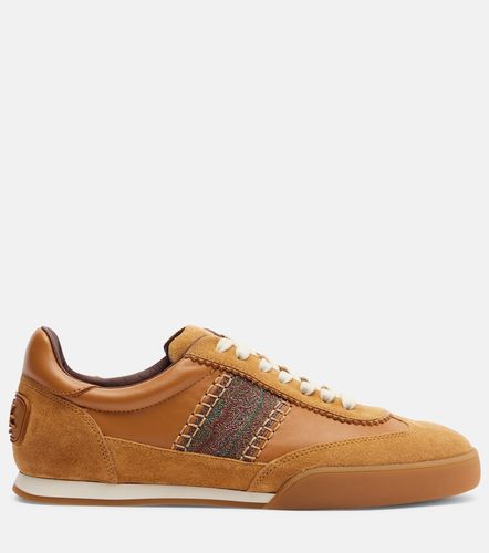 Sneakers Pegaso aus Leder mit Veloursleder - Etro - Modalova