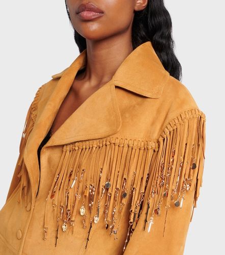 Azra embellished fringed suede jacket - Gabriela Hearst - Modalova