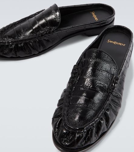 Mules Le Loafer de piel de anguila - Saint Laurent - Modalova