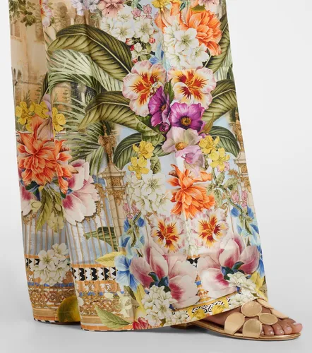 Camilla Printed silk wide-leg pants - Camilla - Modalova
