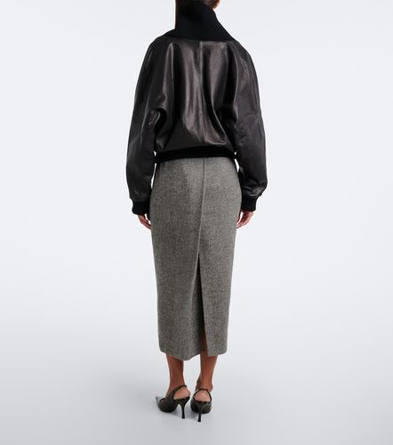 Wool and cashmere-blend midi skirt - Magda Butrym - Modalova