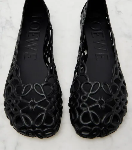 Petal Anagram leather ballet flats - Loewe - Modalova