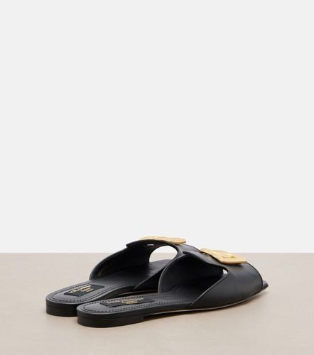 Abaya DG leather mules - Dolce&Gabbana - Modalova