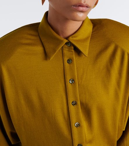 Mugler Camicia in misto lana - Mugler - Modalova