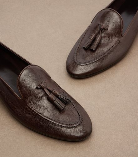 The Row Caden leather loafers - The Row - Modalova