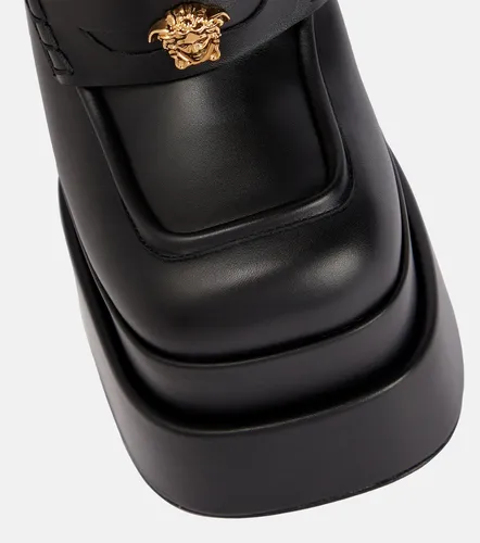 Aevitas leather platform loafer pumps - Versace - Modalova