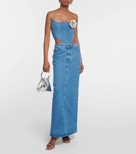 Denim maxi skirt - Giuseppe di Morabito - Modalova