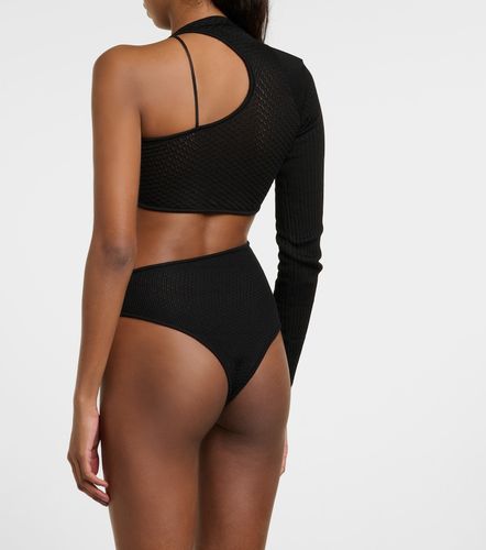 Legato asymmetric cotton bodysuit - Roberta Einer - Modalova