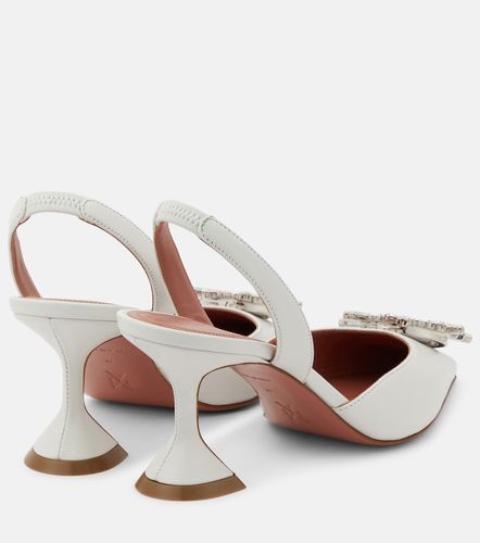 Begum 70 leather slingback pumps - Amina Muaddi - Modalova