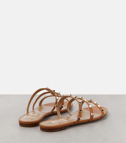 Rockstud leather sandals - Valentino Garavani - Modalova
