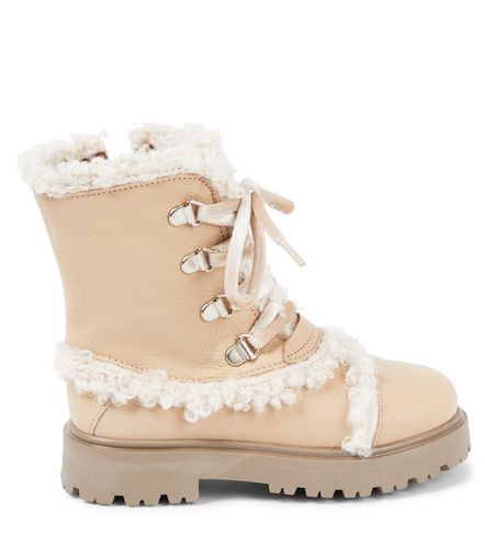 PèPè Botas de piel con borrego sintético - PePe - Modalova