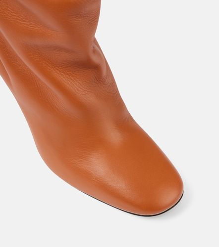 Roberta leather knee-high boots - Souliers Martinez - Modalova