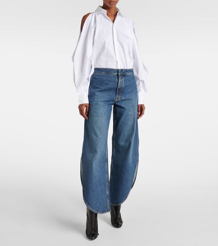 Petal high-rise barrel-leg jeans - Alaia - Modalova