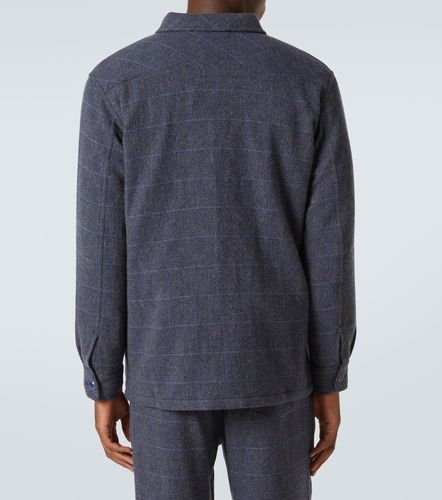 Wizard herringbone checked cashmere overshirt - God's True Cashmere - Modalova