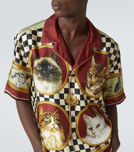 Camisa de sarga de seda - Dolce&Gabbana - Modalova