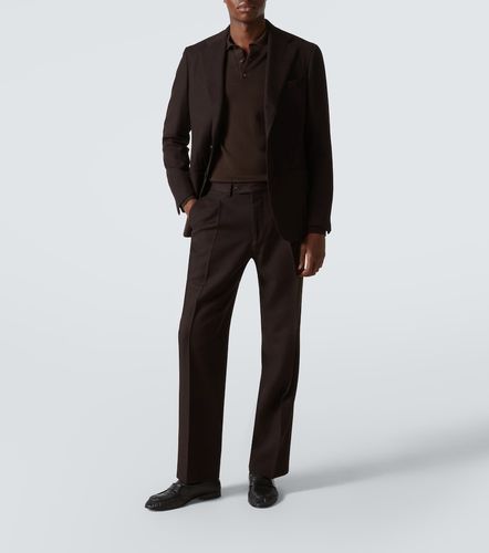 Pantaloni regular Amo in twill di lana - Saman Amel - Modalova