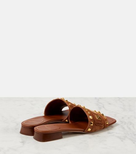 Plaster Caster studded suede slides - Valentino Garavani - Modalova
