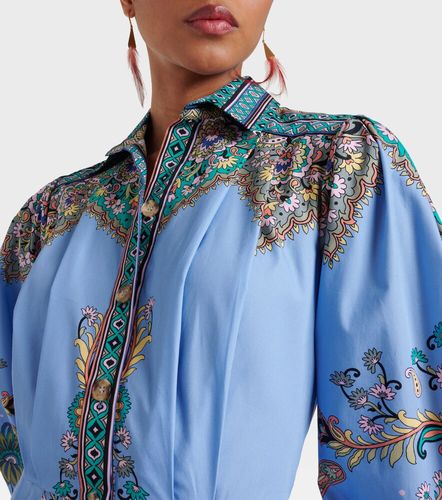 Abito chemisier in cotone con stampa - Etro - Modalova