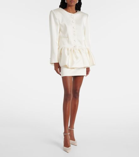 Meringue ruffled satin jacket - The New Arrivals Ilkyaz Ozel - Modalova