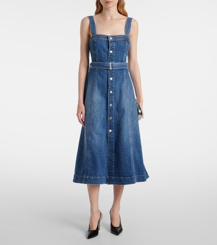 Simkhai Midikleid Alba aus Denim - Simkhai - Modalova