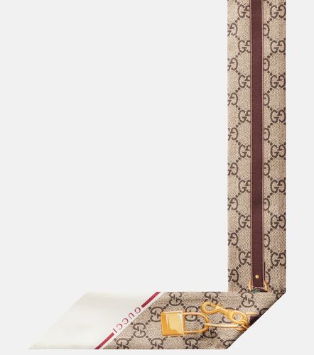 Gucci GG printed silk twill scarf - Gucci - Modalova