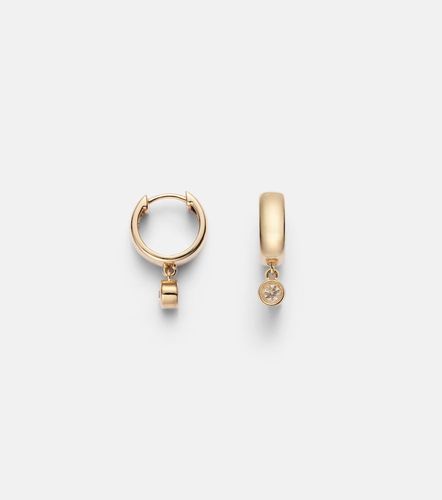 Pendientes de oro de 14 ct con diamantes - Roxanne First - Modalova