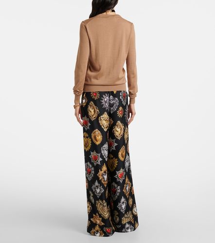 Pullover DG aus Kaschmir und Seide - Dolce&Gabbana - Modalova