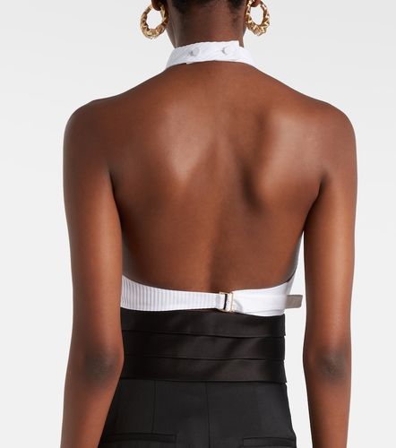 Alaïa Top in cotone a coste - Alaia - Modalova