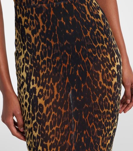 Alex Perry Leopard-print mesh gown - Alex Perry - Modalova