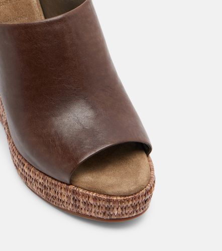 Alpargatas con cuña de piel - Brunello Cucinelli - Modalova
