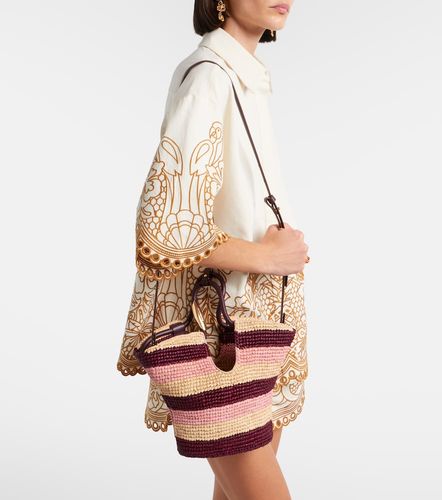 Goldentime Small raffia top-handle bag - Zimmermann - Modalova