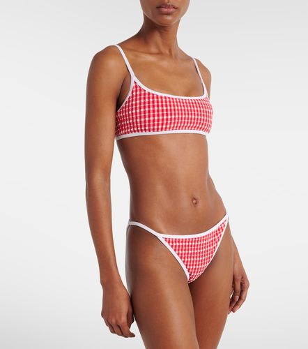 Top bikini Muse Scoop a quadri - Jade Swim - Modalova
